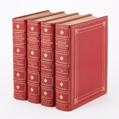 Lot 296 - Lives of Madame de Pompadour and Madame de Montespan in fine bindings