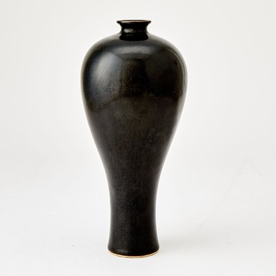 Lot 109 - A Chinese Dark Glazed Porcelain Vase