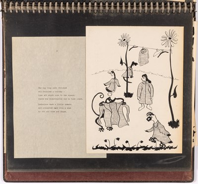 Lot 106 - A manuscript children's book by Nanno Freerk de Groot