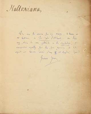 Lot 138 - Graham Greene's inscribed copy of a manuscript describing a practical joke