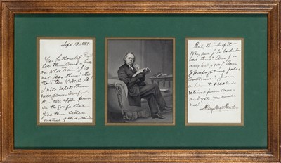 Lot 309 - A lambasting letter from Henry Ward Beecher