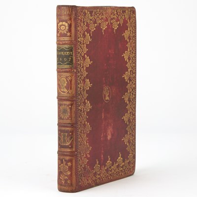 Lot 664 - The Baskerville Aesop in a binding for Jonas Hanway