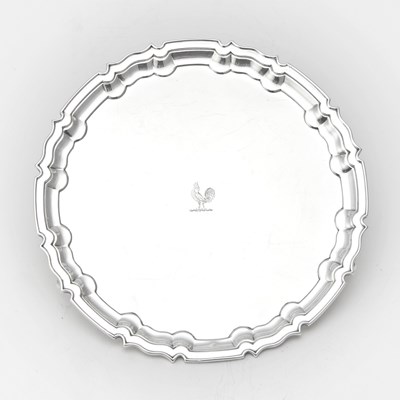 Lot 541 - English Sterling Silver Salver