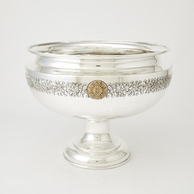 Lot 623 - A Japanese Imperial Silver Presentation Bowl