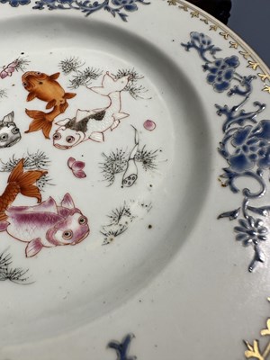 Lot 1079 - Set of Six Chinese Famille Rose Porcelain Plates