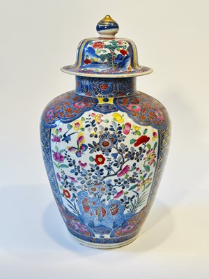 Lot 1085 - Three Chinese and Japanese Porcelain Covered Jars