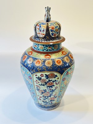 Lot 1085 - Three Chinese and Japanese Porcelain Covered Jars