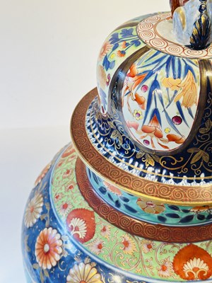 Lot 1085 - Three Chinese and Japanese Porcelain Covered Jars
