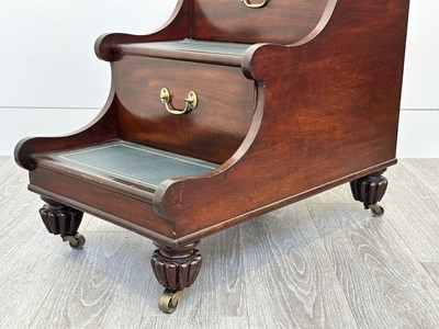 Lot 1058 - Classical Mahogany Metamorphic Library Steps