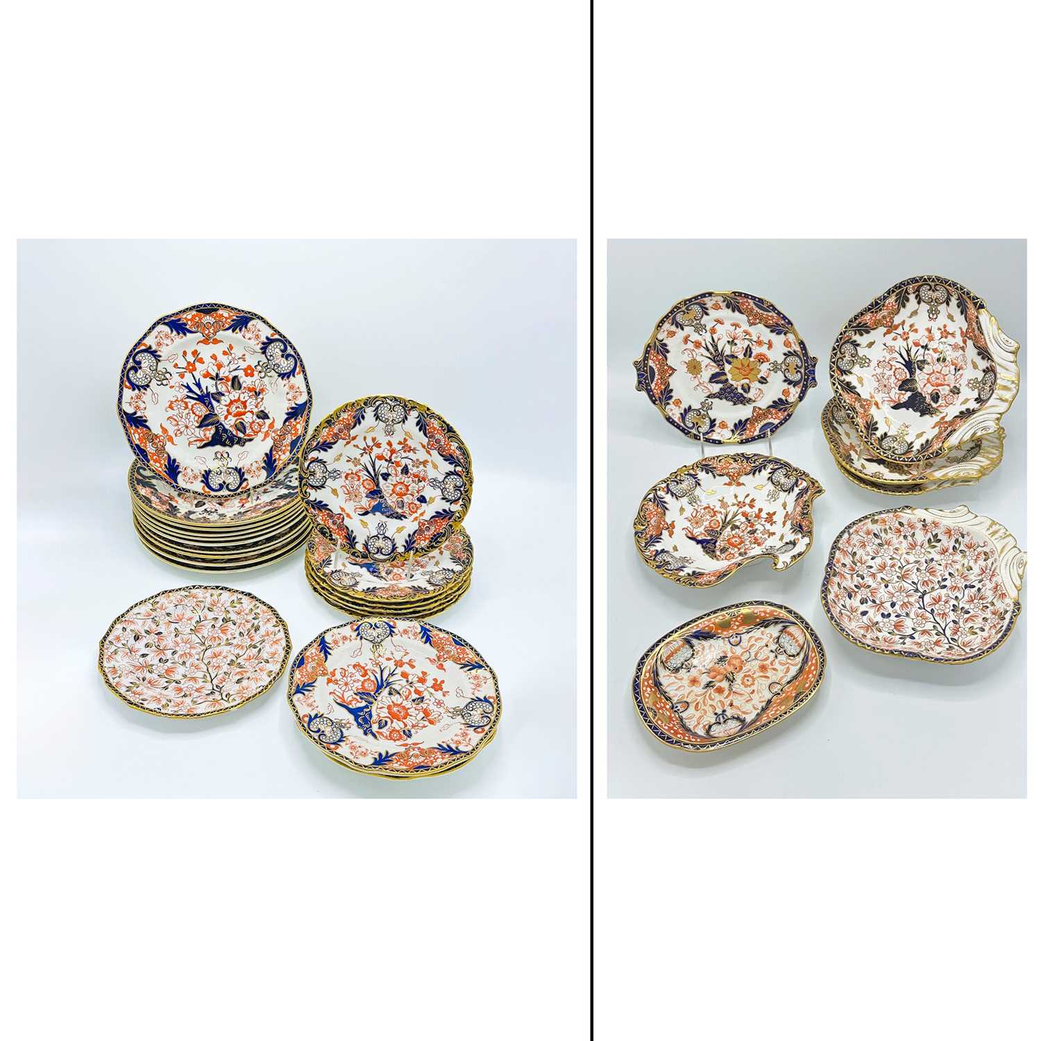 Lot 1096 - Assembled Royal Crown Derby Imari Part Dinner Service