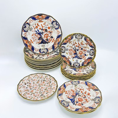 Lot 1096 - Assembled Royal Crown Derby Imari Part Dinner Service