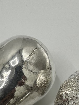 Lot 1186 - Group of English Sterling Silver Fruit and Vegetables