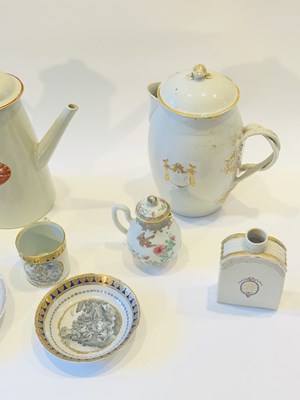 Lot 1061 - Group of Chinese Export Porcelain Table Articles
