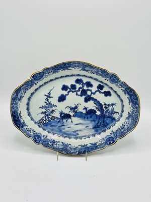 Lot 1080 - Four Chinese Blue and White Porcelain Table Articles
