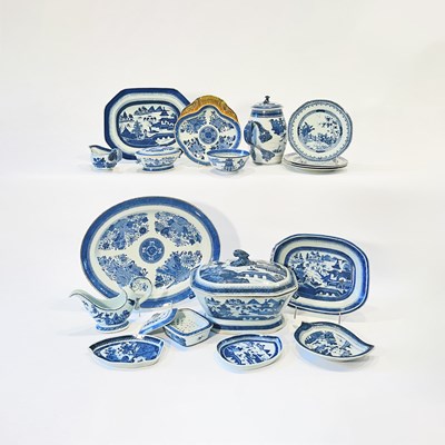Lot 1069 - Group of Blue and White Chinese Export Porcelain