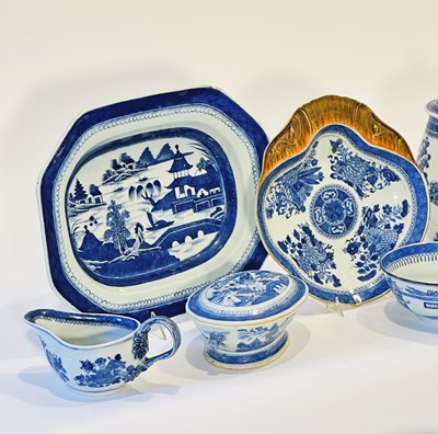 Lot 1069 - Group of Blue and White Chinese Export Porcelain