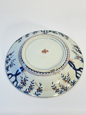 Lot 1072 - Group of Three Large Imari Porcelain Dishes