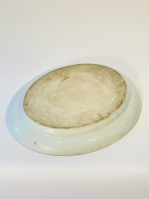 Lot 1068 - Two Export Porcelain Enameled and Gilt Serving Pieces