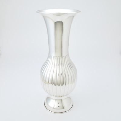 Lot 253 - Mexican Sterling Silver Large Vase