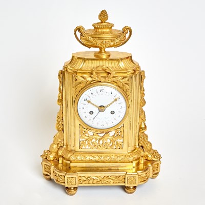 Lot 342 - Louis XVI Gilt Bronze Clock