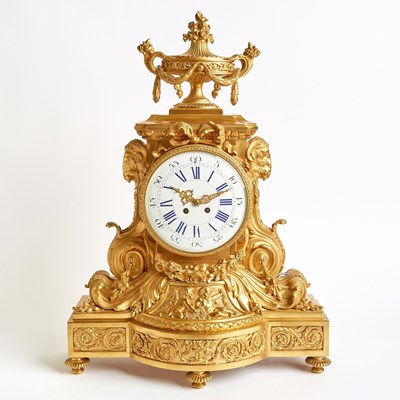 Lot 341 - Louis XVI Gilt Bronze Clock