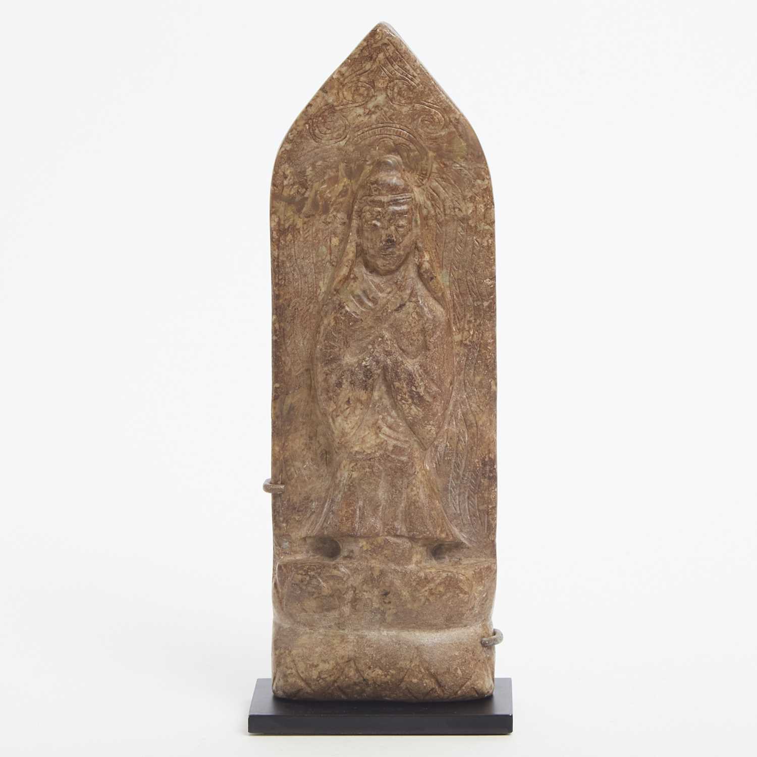 Lot 133 - Chinese Carved Stone Votive Plaque
