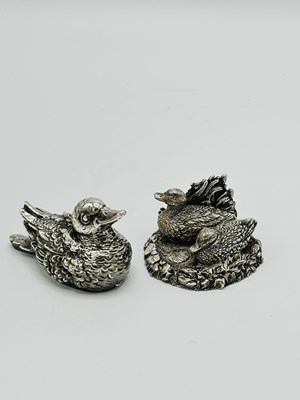Lot 1187 - Group of Six Sterling Silver and Silver Filled Animal Figures