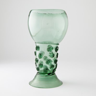 Lot 540 - Large Dutch or German Green Glass Roemer
