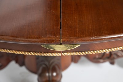 Lot 58 - Regency Style Parcel-Gilt Mahogany Dining Table