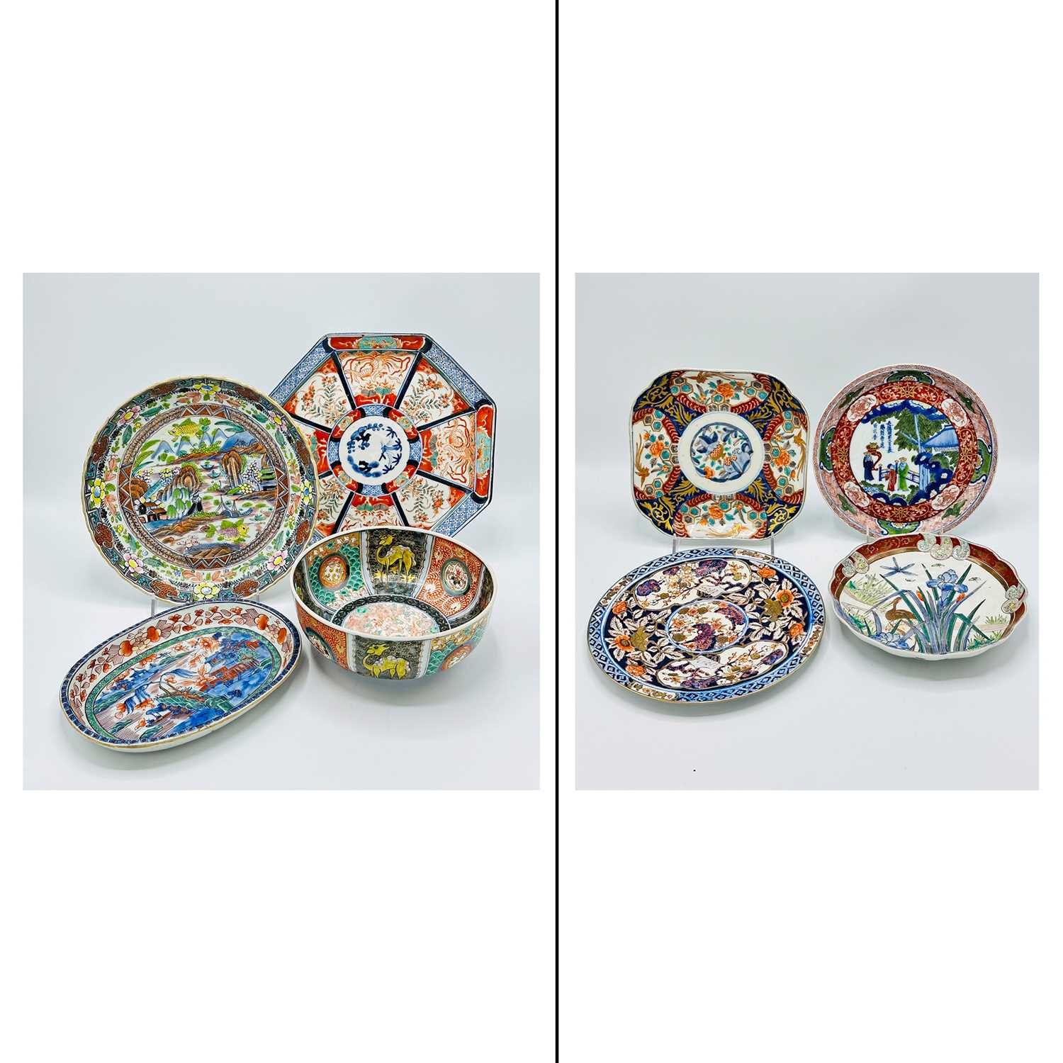 Lot 1086 - Group of Chinese and Japanese Porcelain Table Articles