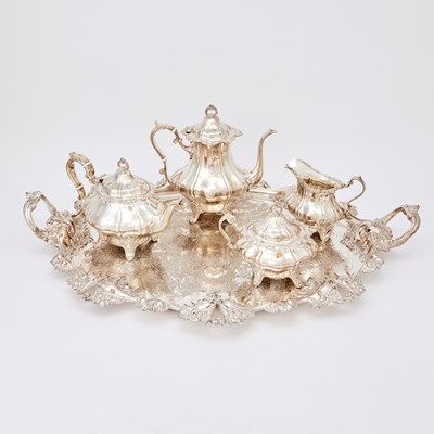 Lot 232 - Gorham Sterling Silver Tea and Coffee Service