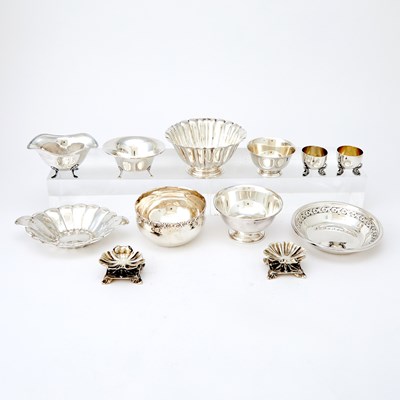 Lot 681 - Group of Sterling Silver Table Articles