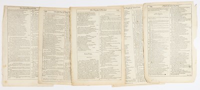 Lot 109 - Leaves from each of the four folios of Shakespeare