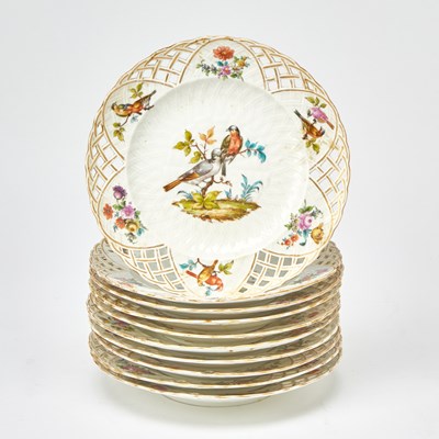 Lot 575 - Set of Ten K.P.M. Porcelain Plates