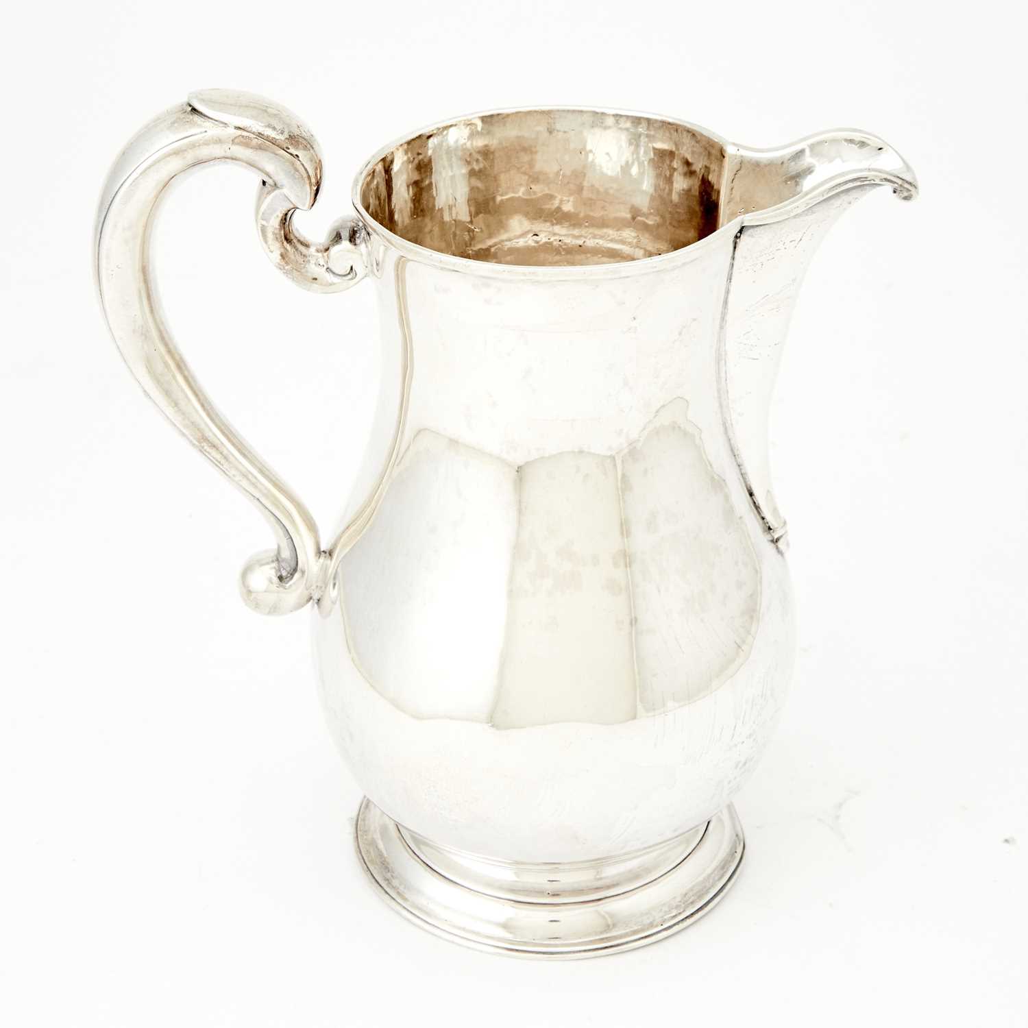 Lot 308 - English Sterling Silver Water Pitcher
