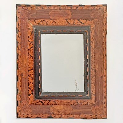 Lot 1088 - Walnut Inlaid and Part Ebonized Frame
