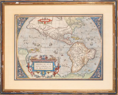 Lot 557 - Ortelius' important map of the Americas