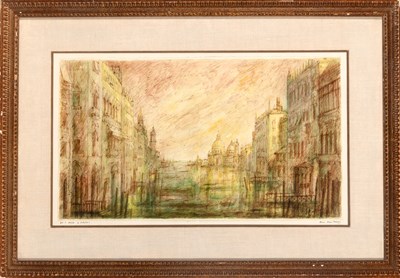 Lot 135 - A Venetian set design for a Rodgers, Hammerstein and Sondheim musical
