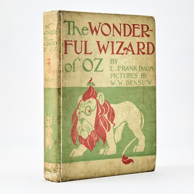 Lot 265 - The first edition of the Wizard of Oz with scarce inscription by W.W. Denslow