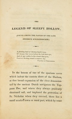 Lot 145 - The first appearances of "Rip Van Winkle" and "The Legend of Sleepy Hollow."