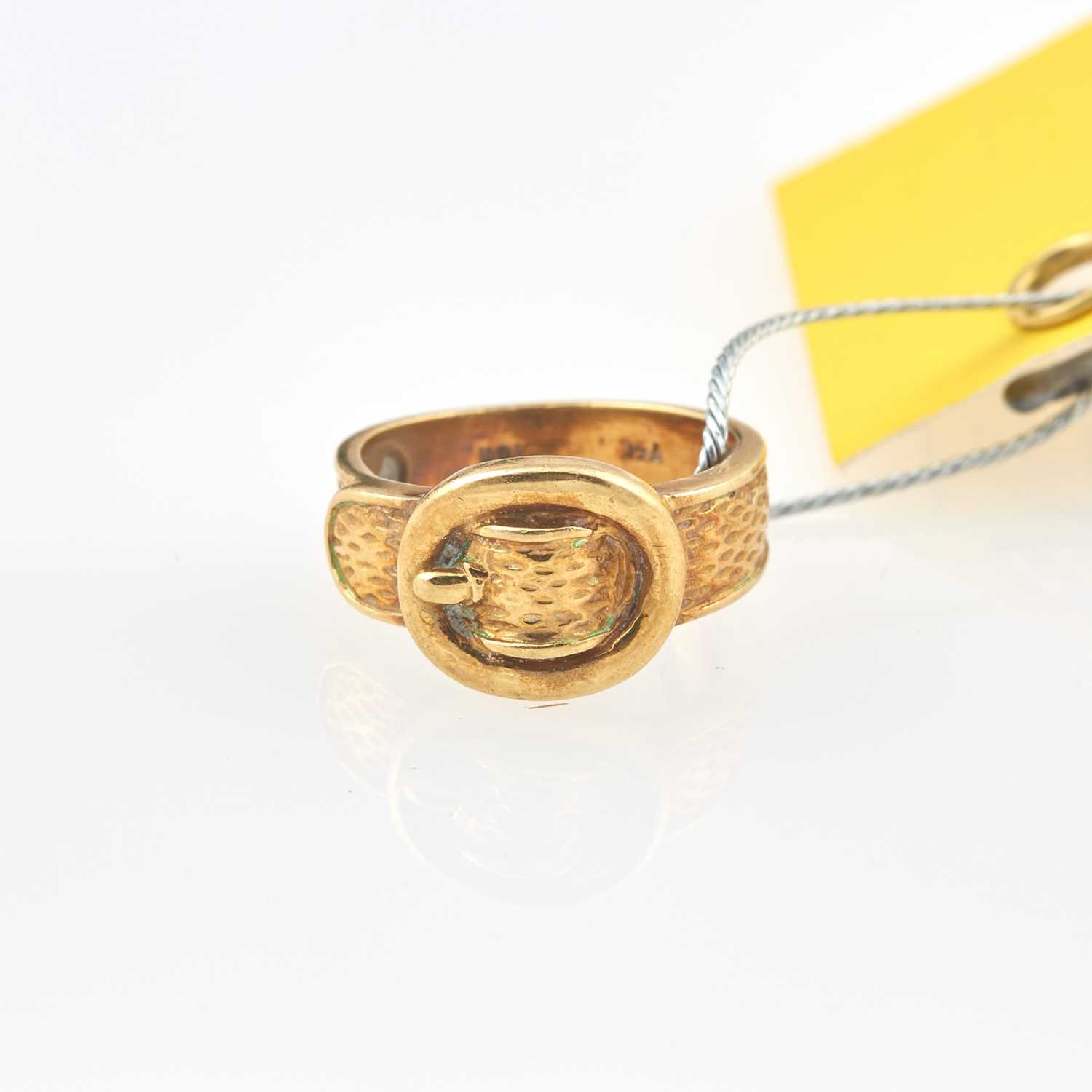 Lot 162 - Gold Ring, 18K 3 dwt.