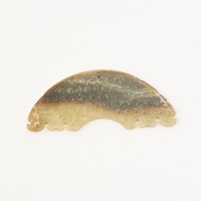 Lot 514 - A Chinese Archaistic Jade Carving