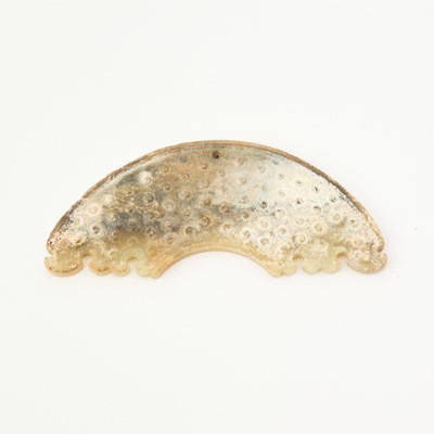 Lot 514 - A Chinese Archaistic Jade Carving