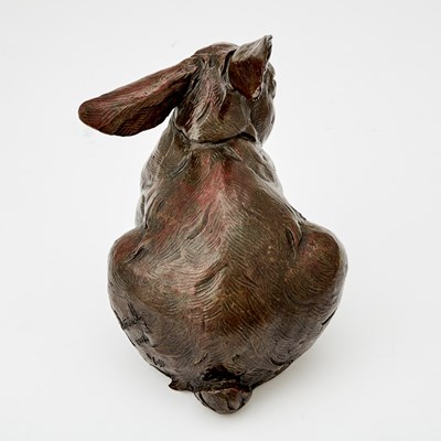 Lot 378 - Dan Ostermiller, Patinated Bronze Rabbit
