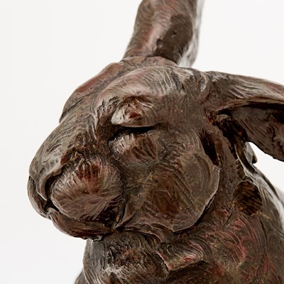 Lot 378 - Dan Ostermiller, Patinated Bronze Rabbit