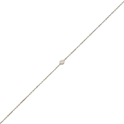 Lot 1121 - Cartier White Gold and Diamond 'd'Amour' Bracelet