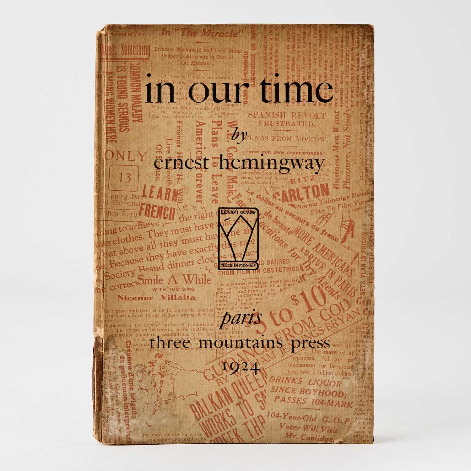 Lot 765 - Hemingway's second book, one of 170 copies