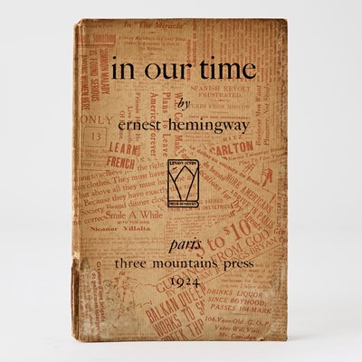 Lot 765 - Hemingway's second book, one of 170 copies