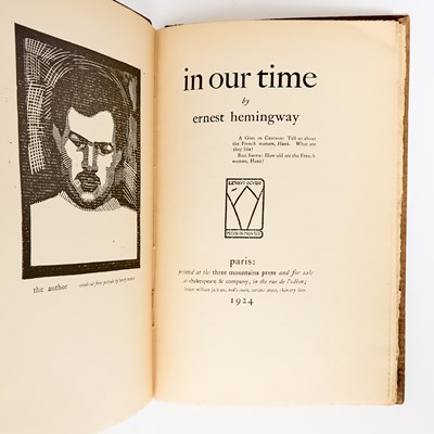 Lot 765 - Hemingway's second book, one of 170 copies