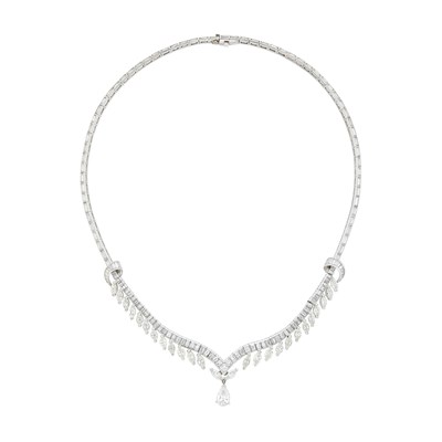 Lot 149 - Platinum and Diamond Necklace